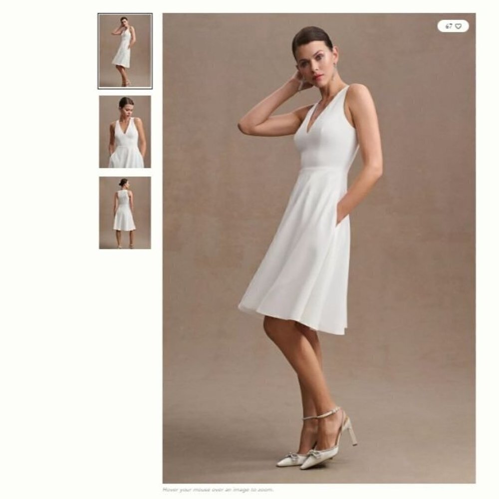 Dress The Population Catalina Fit & Flare Cocktail Sexy Dress Size Medium